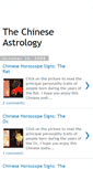 Mobile Screenshot of chinesehoroscopetoday.blogspot.com