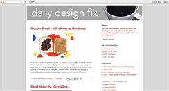 Desktop Screenshot of dailydesignfix.blogspot.com