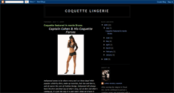 Desktop Screenshot of coquettelingerie.blogspot.com