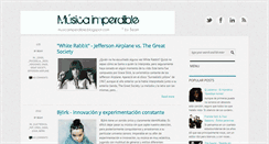 Desktop Screenshot of musicaimperdible.blogspot.com