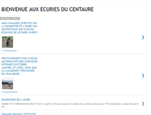 Tablet Screenshot of ecurieducentaure.blogspot.com