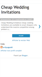 Mobile Screenshot of cheap-wedding-invitations-950.blogspot.com