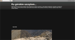 Desktop Screenshot of kuszczytom.blogspot.com