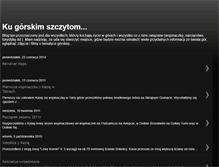 Tablet Screenshot of kuszczytom.blogspot.com
