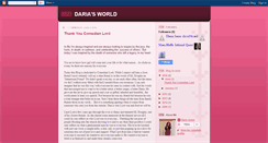 Desktop Screenshot of dariajones.blogspot.com