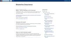 Desktop Screenshot of ekaterinainsurance.blogspot.com