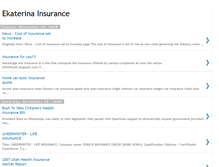 Tablet Screenshot of ekaterinainsurance.blogspot.com