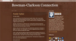 Desktop Screenshot of clarkson-connection.blogspot.com