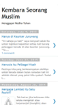 Mobile Screenshot of kembaraseorangmuslim.blogspot.com