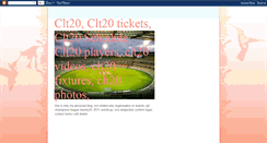 Desktop Screenshot of clt20blog.blogspot.com