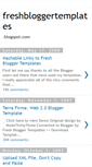 Mobile Screenshot of freshbloggertemplates.blogspot.com