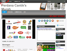 Tablet Screenshot of perdanacantiks.blogspot.com