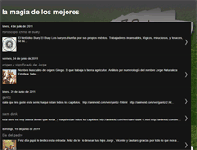 Tablet Screenshot of lamagiadelosmejores.blogspot.com