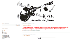 Desktop Screenshot of acordesperfeitos.blogspot.com