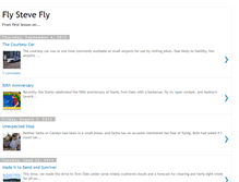 Tablet Screenshot of flystevefly.blogspot.com
