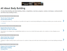 Tablet Screenshot of about-body-building-tips.blogspot.com
