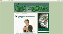 Desktop Screenshot of green-geeks.blogspot.com
