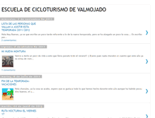 Tablet Screenshot of cicloturismovalmojado.blogspot.com