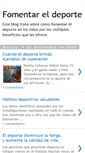 Mobile Screenshot of fomentareldeporte.blogspot.com