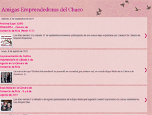 Tablet Screenshot of amigasemprendedorasdelchaco.blogspot.com