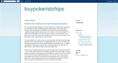 Desktop Screenshot of buypokeristchips.blogspot.com