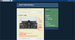 Desktop Screenshot of govtvhsskothala.blogspot.com