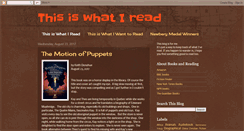 Desktop Screenshot of meggansbooks.blogspot.com