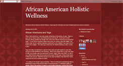 Desktop Screenshot of africanamericanholisticwellness.blogspot.com