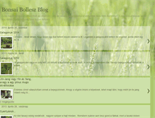 Tablet Screenshot of bollesz-bonsai.blogspot.com