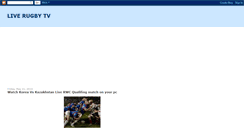 Desktop Screenshot of live-rugby-free-onlinetv.blogspot.com