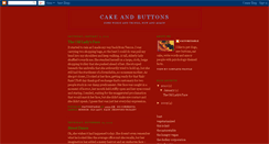 Desktop Screenshot of cakeandbuttons.blogspot.com
