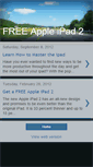 Mobile Screenshot of newappleipad2review.blogspot.com