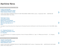 Tablet Screenshot of maritime-news.blogspot.com