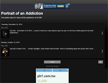 Tablet Screenshot of portraitofanaddiction.blogspot.com