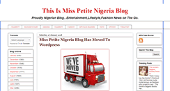 Desktop Screenshot of misspetitenigeria.blogspot.com