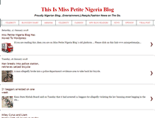 Tablet Screenshot of misspetitenigeria.blogspot.com