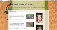 Desktop Screenshot of hazelandjanesallotment.blogspot.com