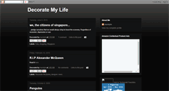 Desktop Screenshot of decoratemylife.blogspot.com