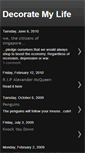 Mobile Screenshot of decoratemylife.blogspot.com