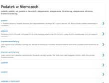 Tablet Screenshot of podatek-w-niemczech.blogspot.com