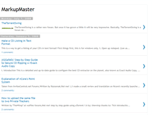 Tablet Screenshot of markup-master.blogspot.com