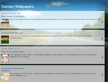 Tablet Screenshot of damienwallpapers.blogspot.com