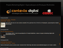 Tablet Screenshot of marketingdigital-cesusc.blogspot.com