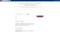 Desktop Screenshot of nanotechinnove.blogspot.com