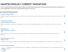 Tablet Screenshot of nanotechinnove.blogspot.com