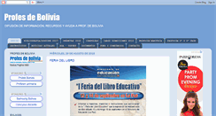 Desktop Screenshot of profesdebolivia.blogspot.com