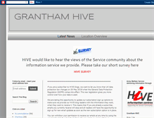 Tablet Screenshot of granthamhive.blogspot.com