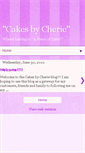 Mobile Screenshot of cakesbycherie.blogspot.com