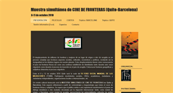 Desktop Screenshot of cinefronteras.blogspot.com