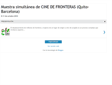 Tablet Screenshot of cinefronteras.blogspot.com